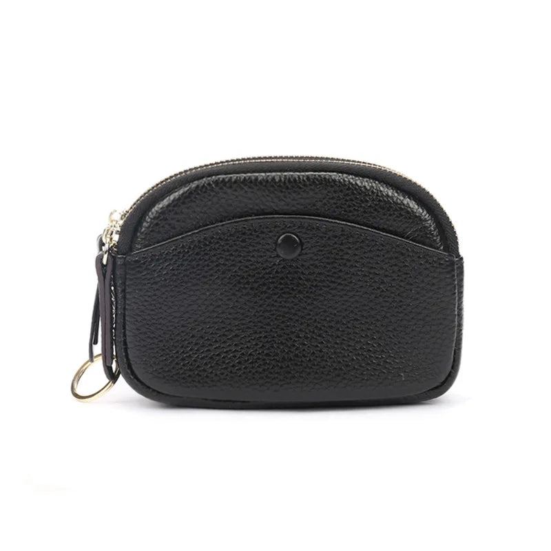 Women's Genuine Leather Wallet – Coin Purse & Card Holder Leather Women's Wallet Richie's black