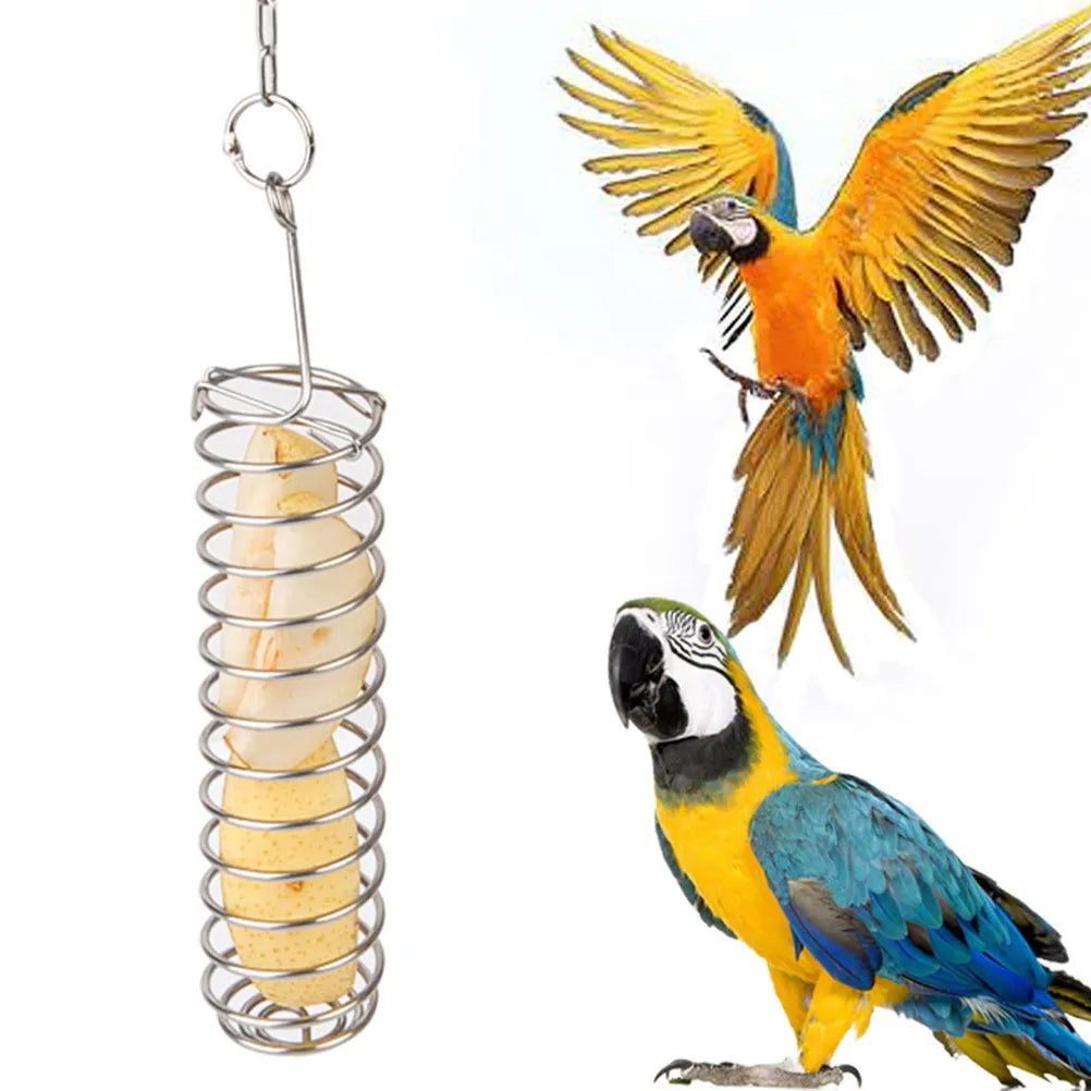 Stainless Steel Hanging Bird Feeder for Fruits & Vegetables Hanging Bird Feeder Richie's