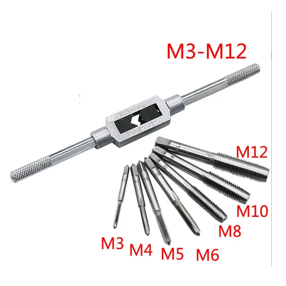 Metric Hand Tap & Die Set M3–M12 | 6/8/12/20Pc | Binoax Tap & Die Set Richie's 8 Pcs