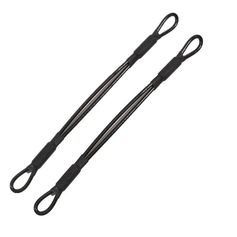 Stainless Steel Motorcycle Helmet Anti-Theft Security Cable Helmet Security Cable Richie's 2Pcs