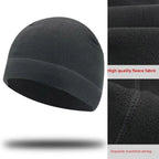 Polar Fleece Beanie Cap – Windproof Winter Ski & Cycling Hat Fleece Beanie Cap Richie's