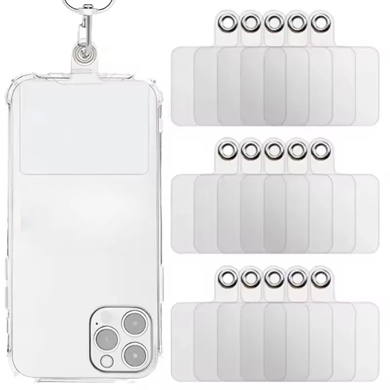 Universal Phone Lanyard Tether Tab Cards – Matte Transparent PVC Phone Lanyard Tab Richie's