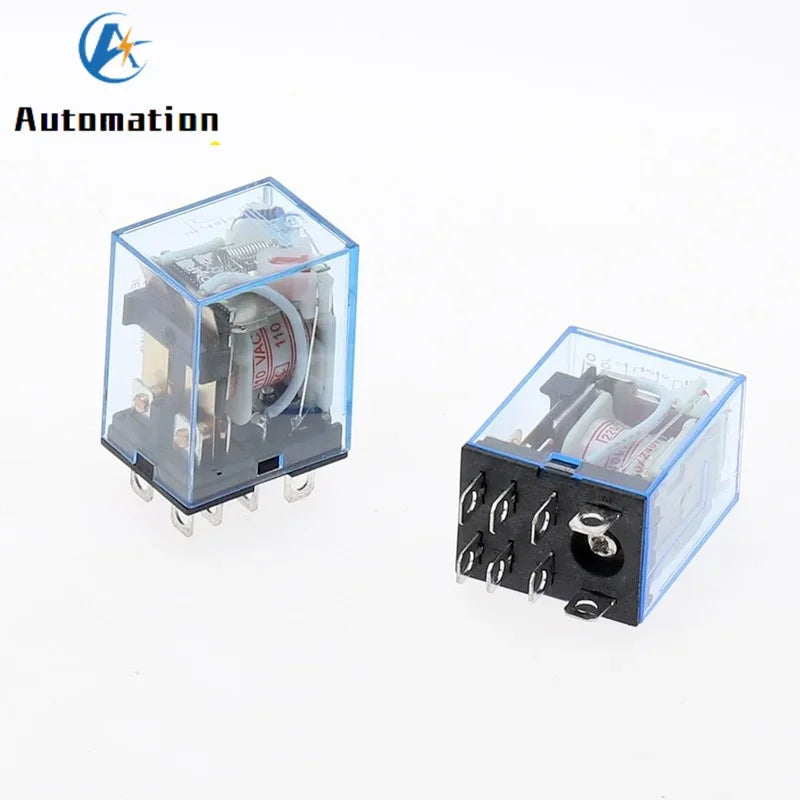 LY2NJ HH62P Electromagnetic Relay 10A 8-Pin DPDT LED Electromagnetic Relay Richie's