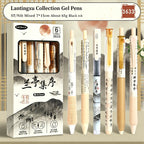 Lanting Preface 0.5mm Black Ink Gel Pen – Calligraphy Writing Pen Gel Pen Richie's black