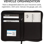 Nylon Car Glove Box Organizer – Document & Card Holder Car Document Organizer Richie's
