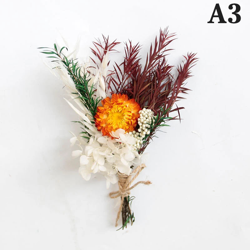 Mini Dried Flower Bouquet – Natural Baby's Breath Home Decor Dried Flower Bouquet Richie's A3