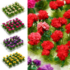 Miniature Flower Cluster Static Grass Tufts – Fairy Garden Model Miniature Scene Model Richie's