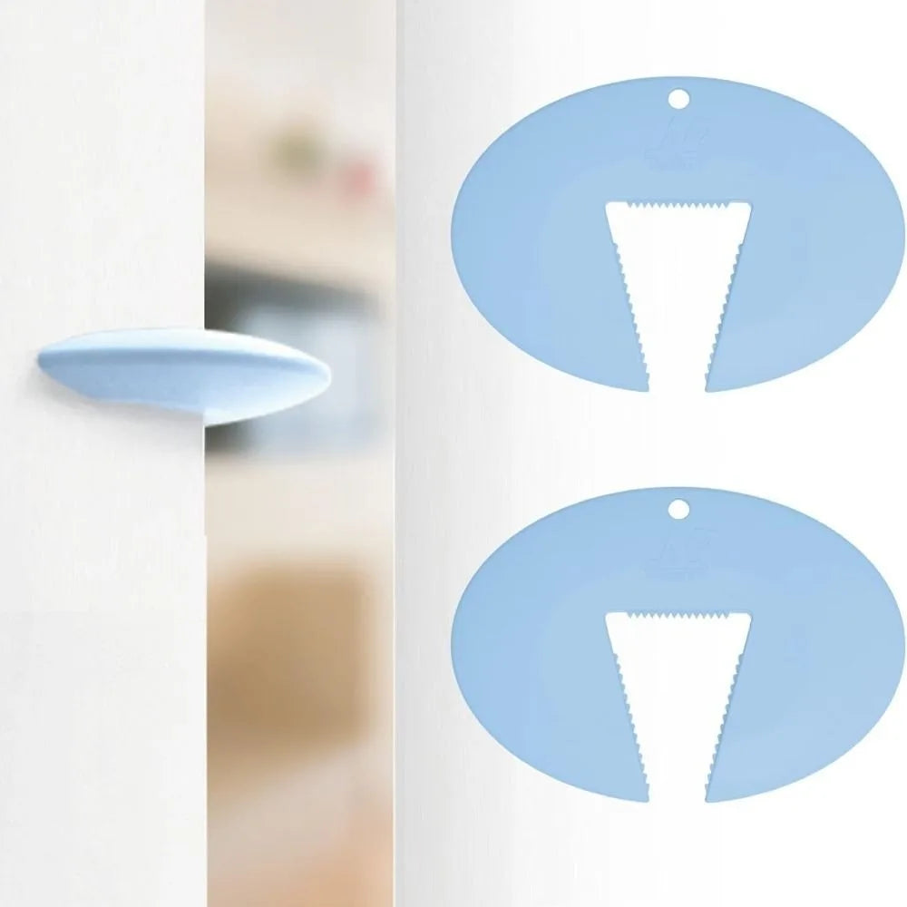 Silicone Door Pinch Guard – Child & Pet Safe Door Stopper Door Pinch Guard Richie's Blue--1Pcs