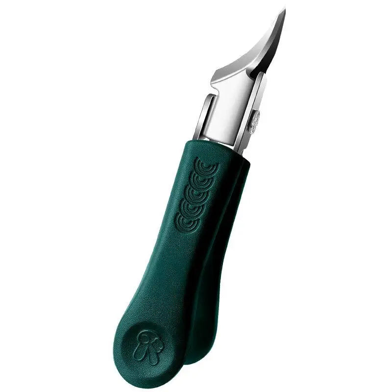 Anti-Splash Slanted Nail Clipper – Stainless Steel Toenail Tool Nail Clipper Richie's Green