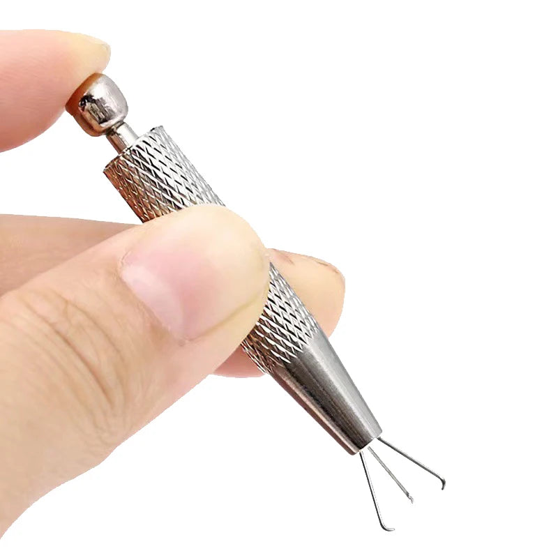 4-Claw Stainless Steel Jewelry Pick-Up Tweezer Tool Jewelry Pick-Up Tool Richie's