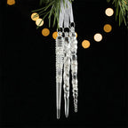 Transparent Acrylic Christmas Ornaments – Star Snowflake Pendant Christmas Ornament Richie's icicles