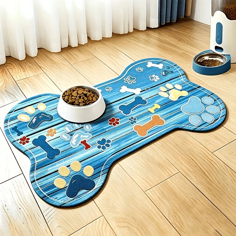 Large Non-Slip Pet Feeding Mat – Quick-Dry Dog Bowl Mat Pet Feeding Mat Richie's