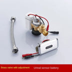 Infrared Sensor Auto Flush Valve Kit for Smart Toilets Sensor Flush Valve Richie's A panel brass -2