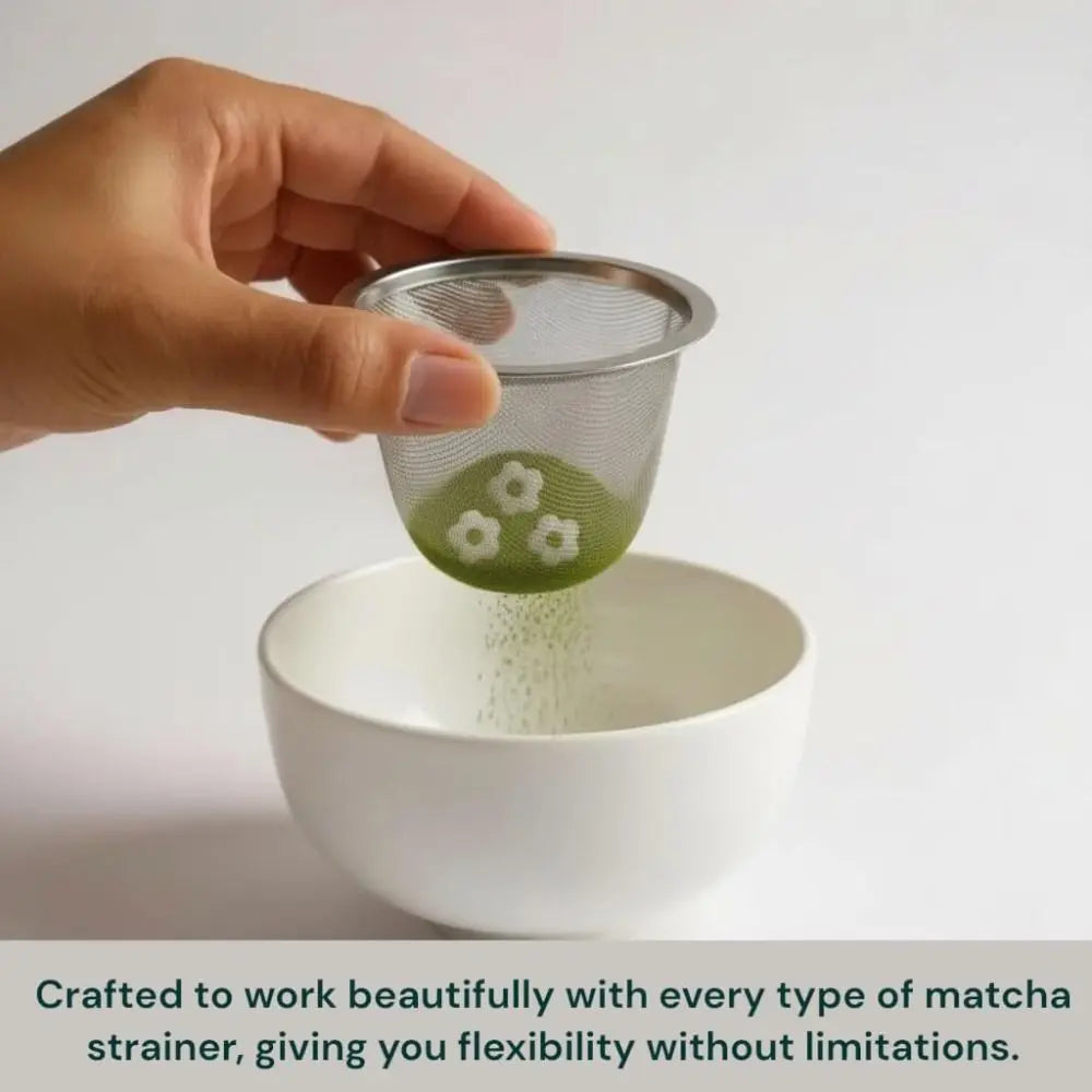 Stainless Steel Matcha Sifter Beads – Flower Shape Anti-Clump Matcha Sifter Beads Richie's