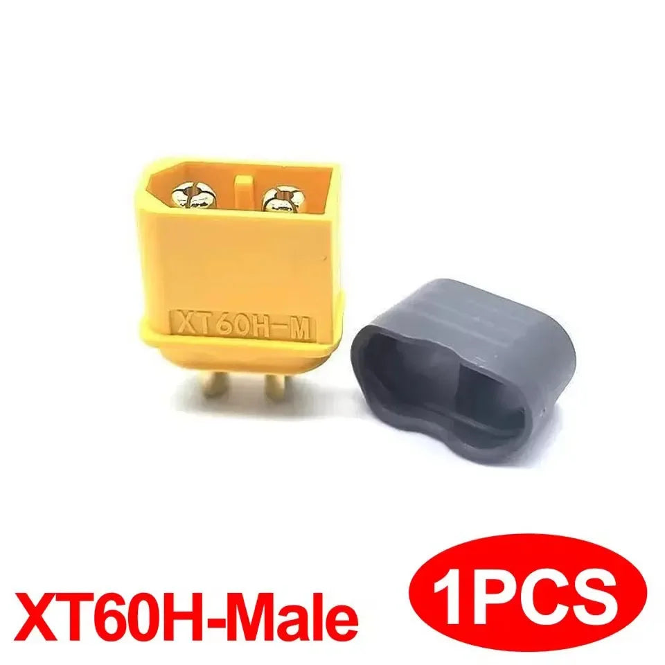 XT60H Gold-Plated Bullet Connectors Pair – RC LiPo Battery RC Battery Connector Richie's 1X-XT60H Male