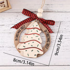 Wooden Apple Christmas Ornaments – Handcrafted Tree Decor Christmas Tree Ornaments Richie's