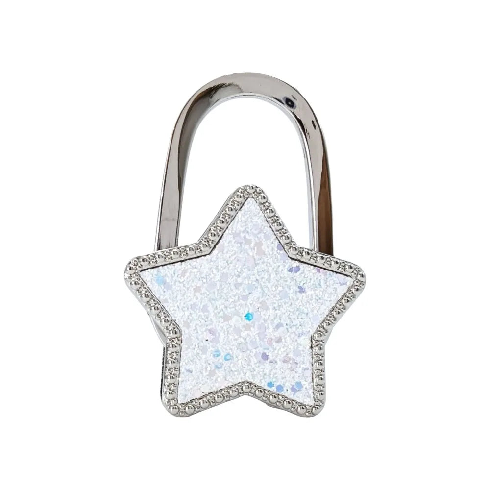 Foldable Star Handbag Hook – Zinc Alloy Purse Hanger for Table Handbag Hook Hanger Richie's 09