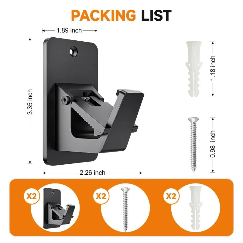 No-Drill Adhesive Curtain Rod Brackets – Heavy Duty Universal Curtain Rod Brackets Richie's