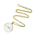 5X Magnifying Glass Necklace Pendant – Portable Monocle Pendant Magnifier Necklace Richie's Gold