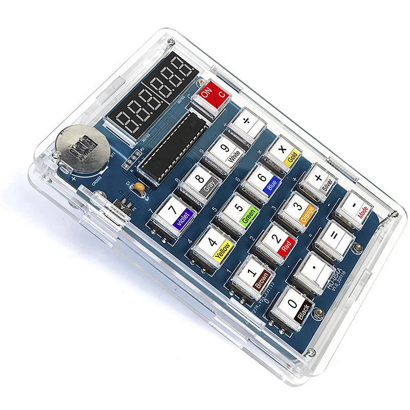 DIY Digital Tube Calculator Kit – 51 Microcontroller Soldering Electronics DIY Kit Richie's