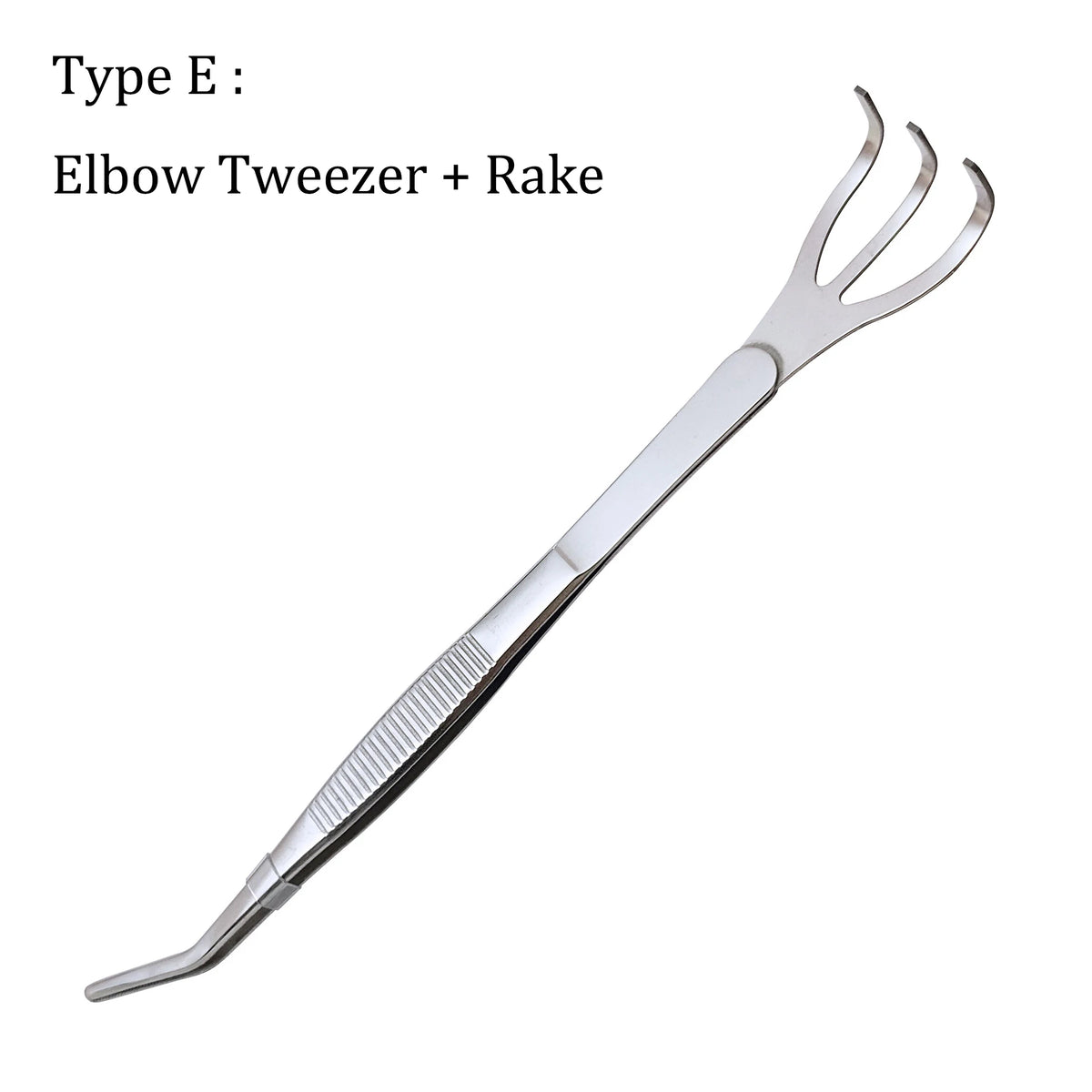 2-in-1 Bonsai Root Rake & Tweezers – 304 Stainless Steel Bonsai Garden Tool Richie's E