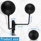Wall Mount Motorcycle Helmet Holder 180° Dual-Ball Rack 2PCS Helmet Wall Rack Richie's