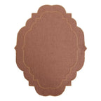 Cotton Linen Embroidered Placemats 45×35cm Anti-Slip Dining Linen Placemats Richie's Coffee L