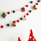 Felt Christmas Banner Hanging Bunting – Reusable Xmas Decor Christmas Banner Richie's