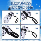Elastic Wrist Straps for Ski & Snowboard Gloves | Unisex Ski Glove Strap Richie's