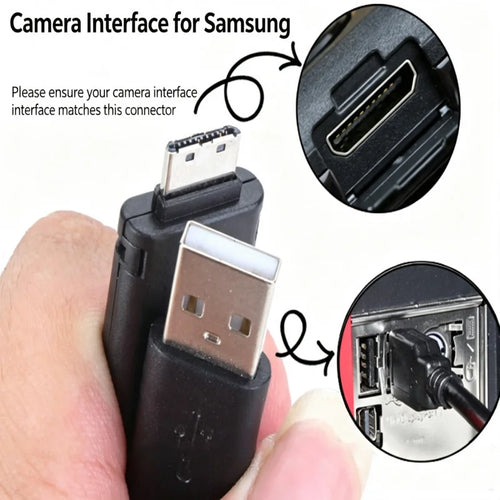 1.5M SUC-C3 SUC-C7 USB Data & Charging Cable for Samsung Camera Camera USB Cable Richie's