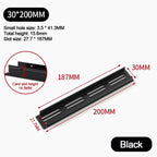 Aluminum Alloy Ventilation Grille Cover 30mm – Cabinet Air Vent Ventilation Grille Cover Richie's 30-200mm-black