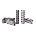 10pcs UNC Stainless Steel Grub Set Screws Hex Socket 2#-56 to 6#-32 Hex Socket Set Screws Richie's