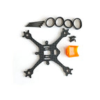 Velociraptor FPV Frame Kit 2"/3" Carbon Fiber O4 Lite Compatible FPV Drone Frame Kit Richie's 90mm 2 Inch