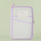 A4 Double-Layer Mesh Storage Bag – School & Office Organizer Mesh Organizer Bag Richie's purple 31x23.5x4cm