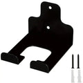 Wall-Mounted Garage Trimmer Rack & Garden Tool Hanger Garden Tool Rack Richie's black