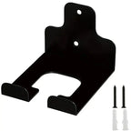 Wall-Mounted Garage Trimmer Rack & Garden Tool Hanger Garden Tool Rack Richie's black