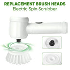 Cordless Electric Spin Scrubber with 5 Brush Heads Electric Cleaning Scrubber Richie's