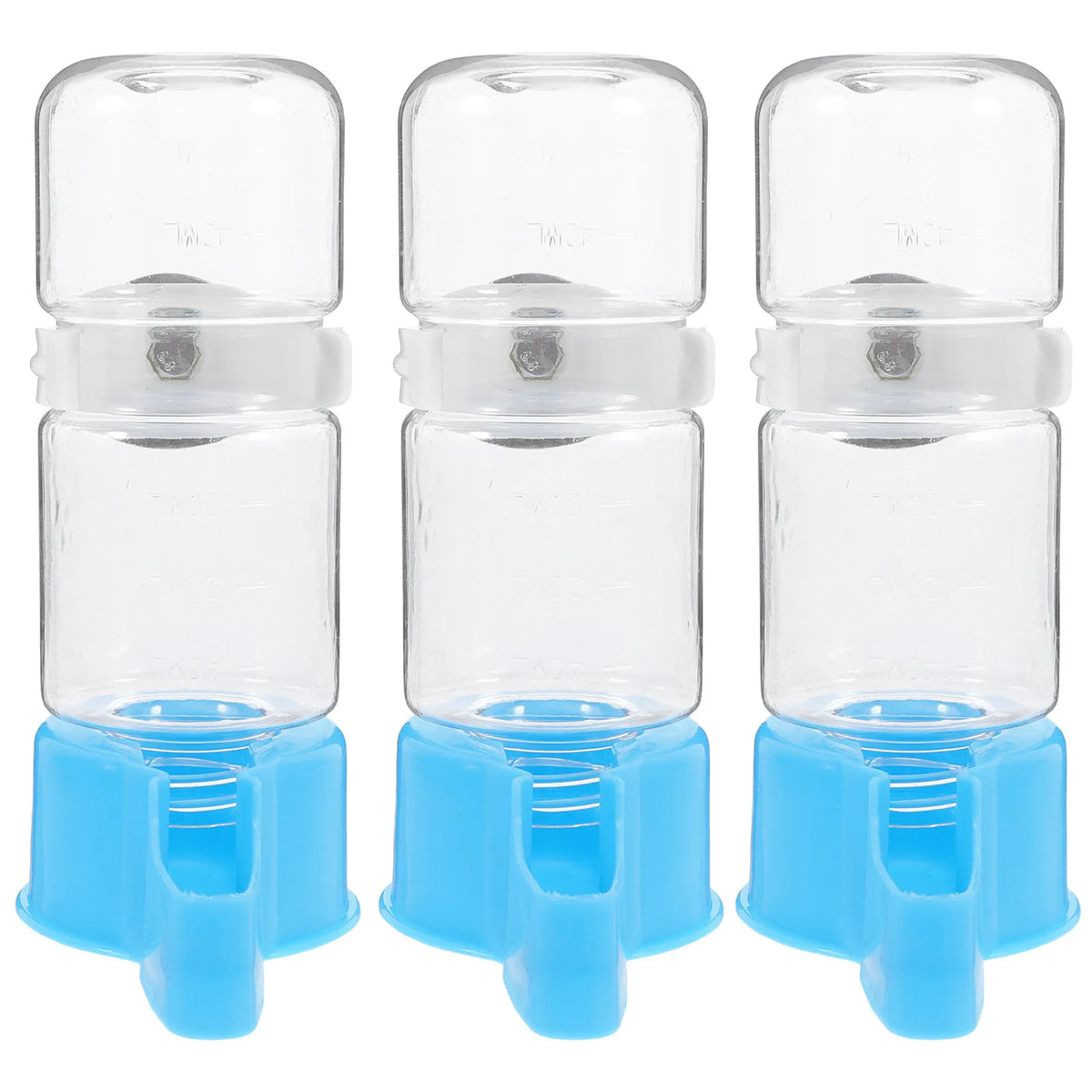 3-Pack Automatic Bird Water Dispenser 140ml Leak-Proof Parrot Cage Bird Cage Waterer Richie's