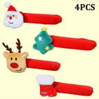 Santa Claus Door Handle Covers | Christmas Glove Decorations Christmas Door Decoration Richie's