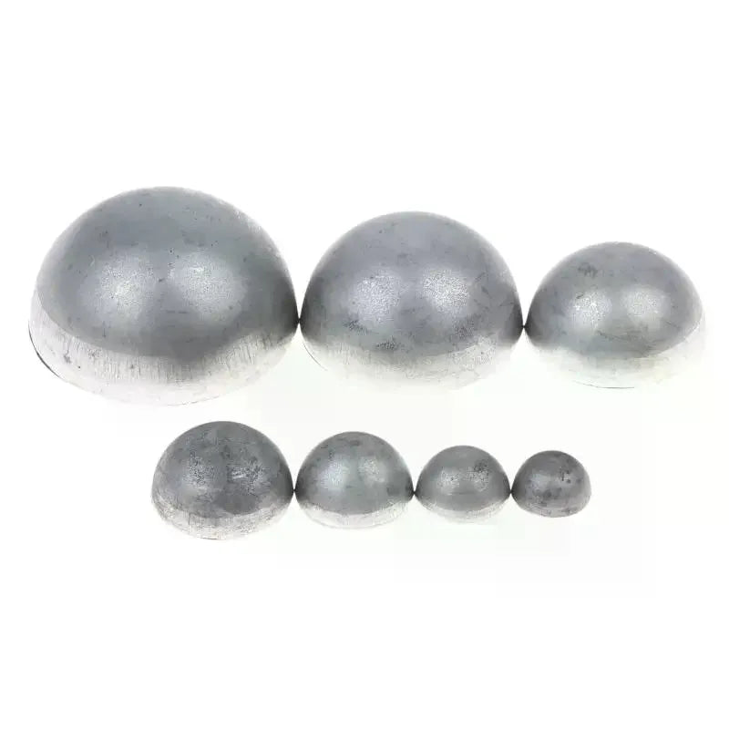 2Pcs Hollow Iron Half Ball Hemispheres Welding Decor 17–60mm Decorative Metal Dome Richie's