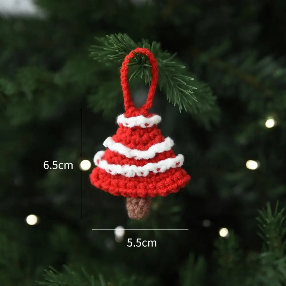 Handmade Woolen Christmas Ornaments – Santa, Elk & Tree Pendants Christmas Ornament Richie's