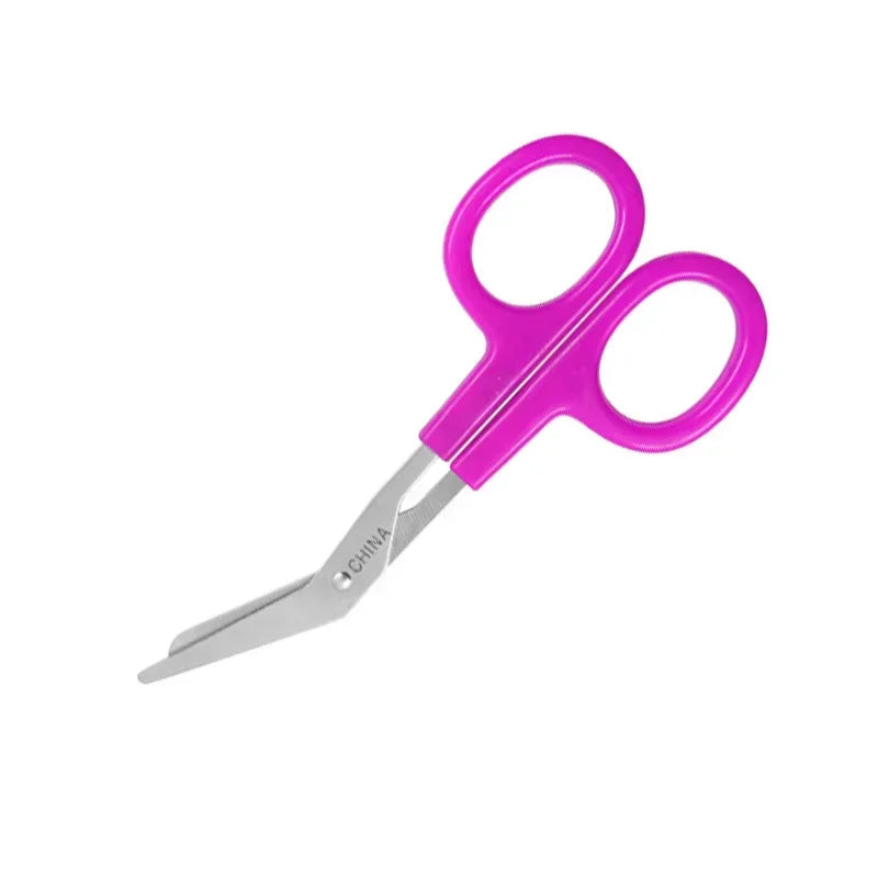TOTNEND EMT Shears Stainless Steel Nurse Utility Scissors EMT Shears Richie's Rose red 10cm-14.9cm 1pc