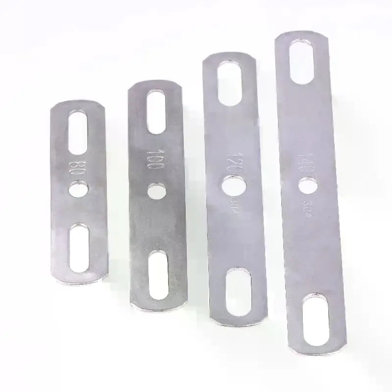 304 Stainless Steel Double Hole Flat Gasket Straight Plate Metal Flat Gasket Richie's