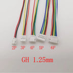 10Pcs JST Female Connectors SH GH PH XH 2–6 Pin Wire Cables Wire Cable Connector Richie's