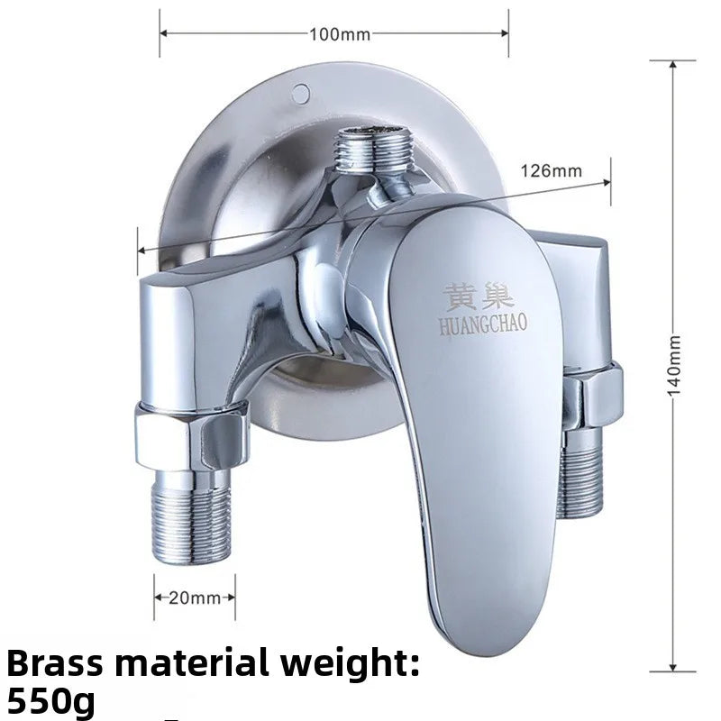 Triangle Shower Mixing Valve Faucet – Hot & Cold Control Shower Mixing Valve Richie's Brass