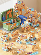 126-Piece DIY Engineering Playset for Kids – Build & Transform Kids Building Playset Richie's