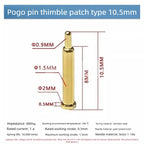 DIP SMD Double Spring PCB Pogo Pin Connectors 20/50/100 Pcs