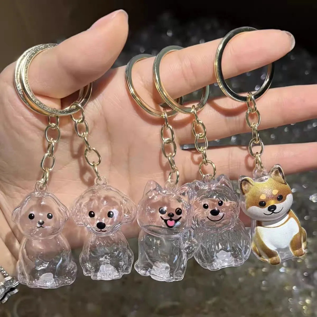 Transparent Pet Hair Keepsake Capsule Bottle with Keychain Pet Keepsake Capsule Richie's