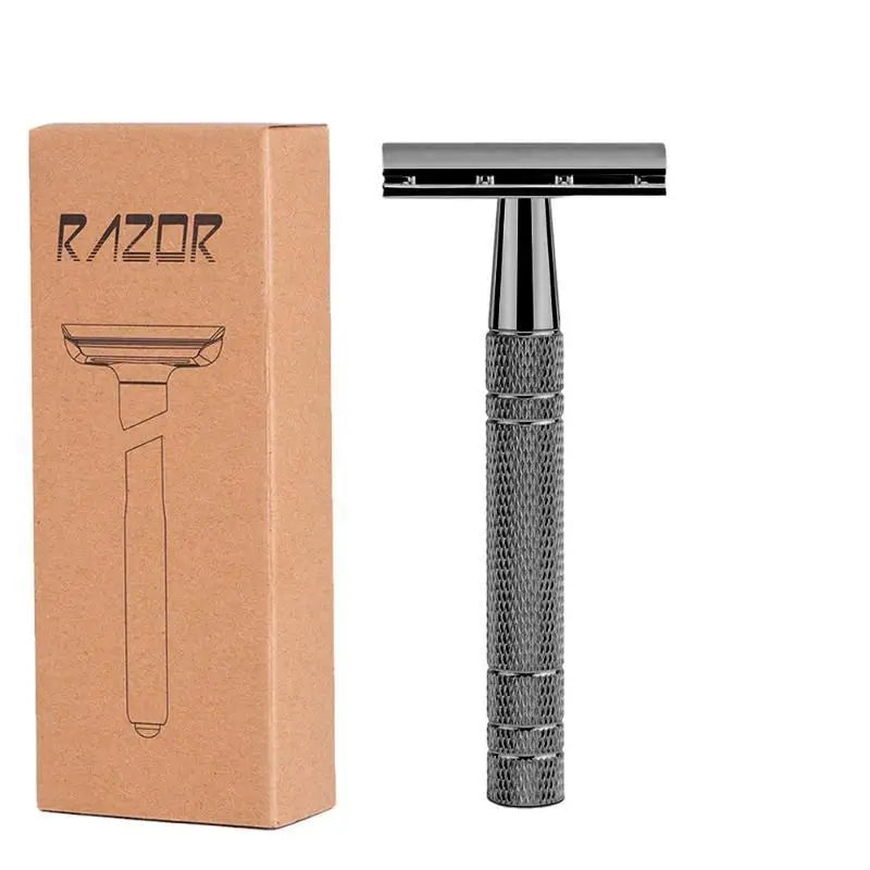 Double Edge Safety Razor – Eco-Friendly, Rose Gold, Men & Women Safety Razor Richie's Black E