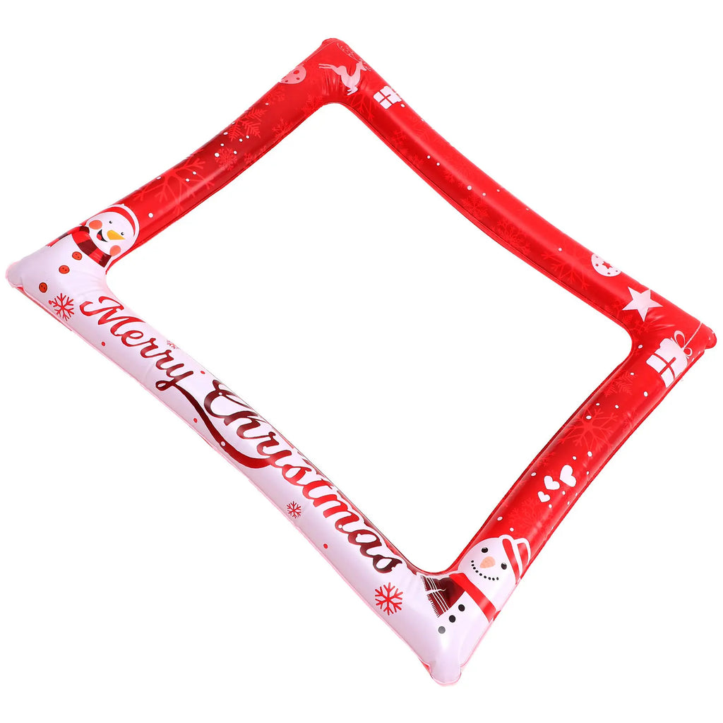 Inflatable Christmas Photo Frame Selfie Prop – PVC Party Decor Inflatable Party Prop Richie's